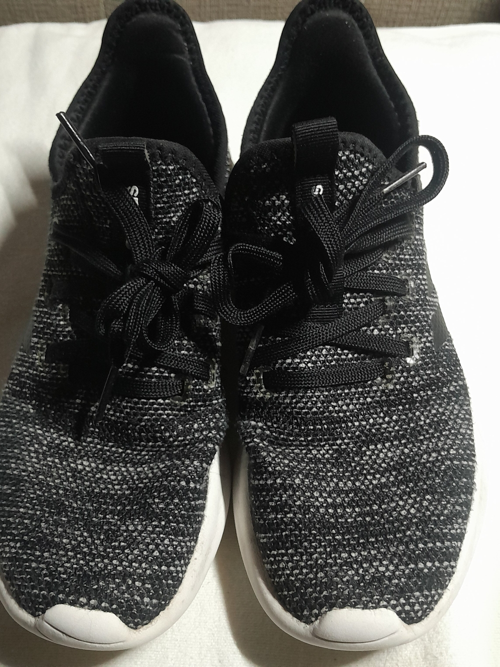 adidas Men's Black Knit Athletic Sneakers